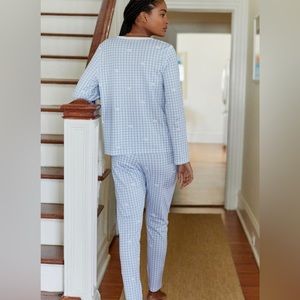 Roller Rabbit Two-Piece Hathi Gingham Pajama Set